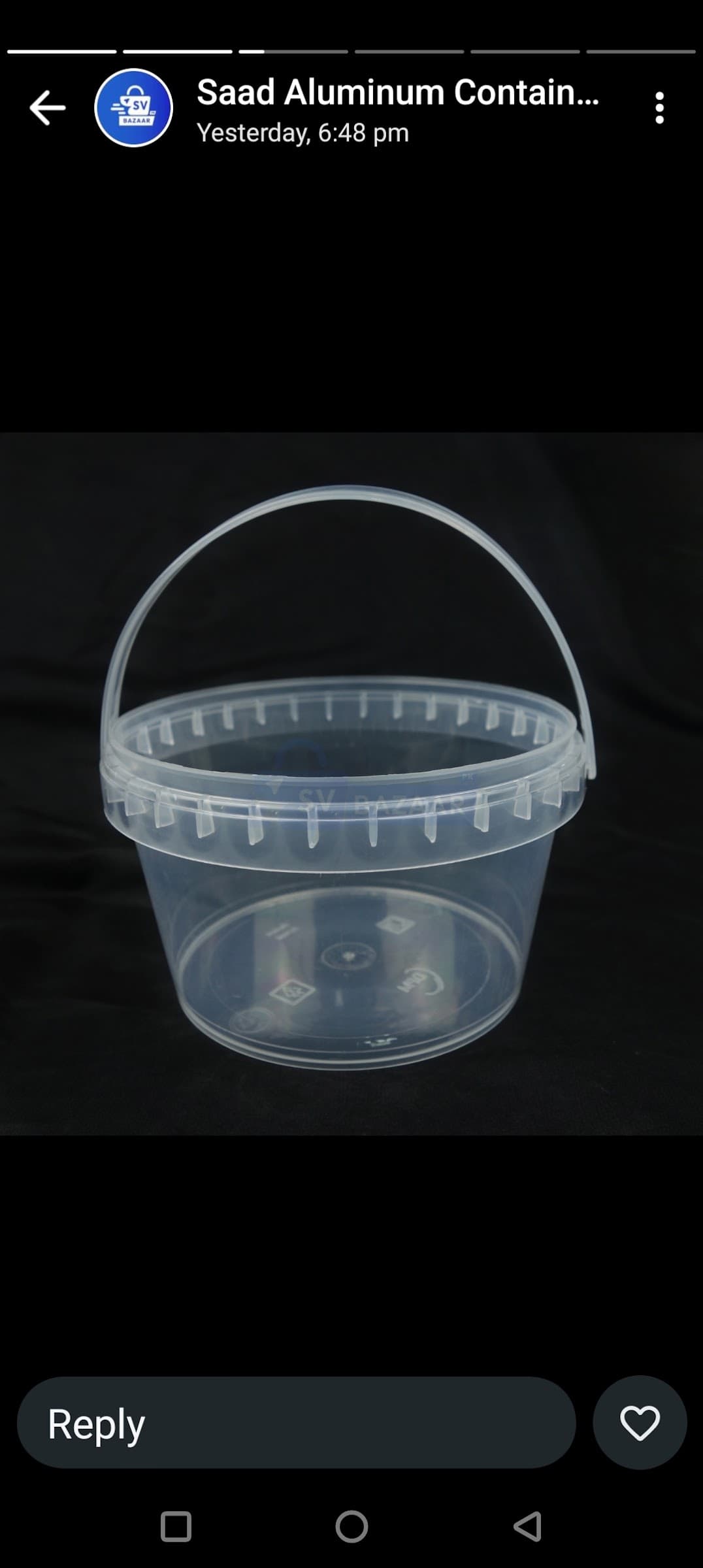 500ml Bucket