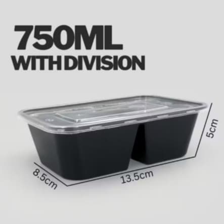 2-Portion Food Container